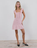 Image of Binita Mini Dress in Chiffon Peony