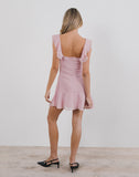 Image of Binita Mini Dress in Chiffon Peony