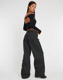 image of Blair Cargo Trousers in Dark Grey