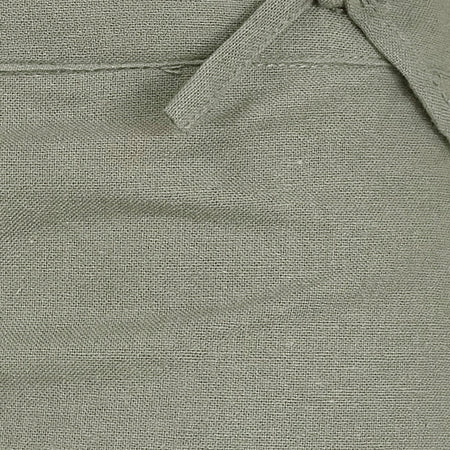 Blazy Tie Short in Linen Slate Green