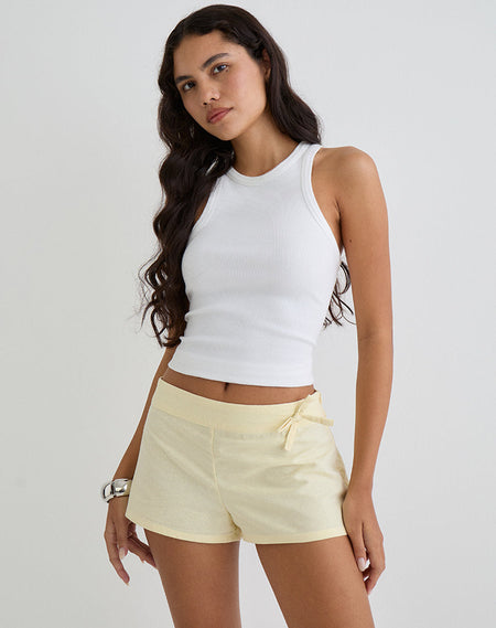 Blazy Tie Shorts in Black