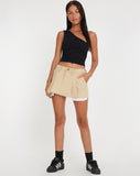 image of  Blythe Mini Skirt in Tan