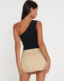 image of  Blythe Mini Skirt in Tan