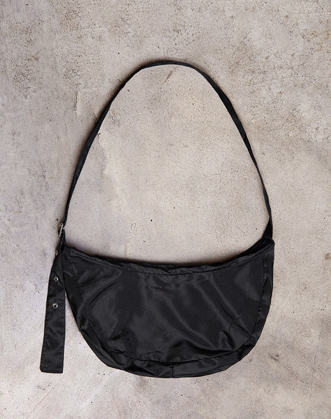 Image of Boa Sling Bag in Black with Buckle