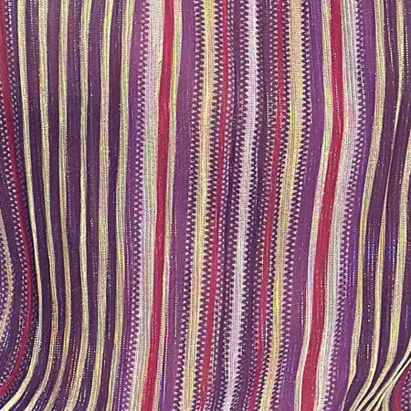 Brienne Top in Shimmer Plisse Purple Pink