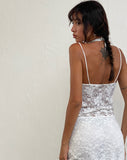 Image of Briony Butterfly Top in Lace Ivory