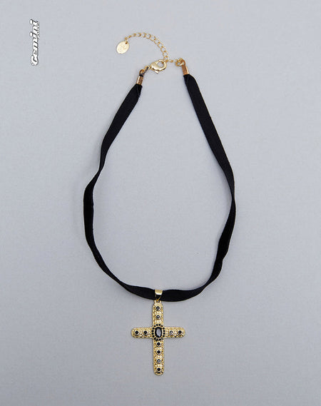 Niki Silver Cross Necklace by Gemini Jewels