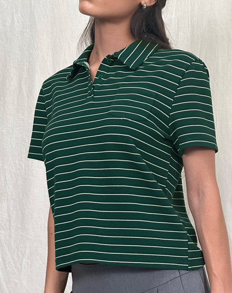 Image of Bupolo Shirt in Bottle Green