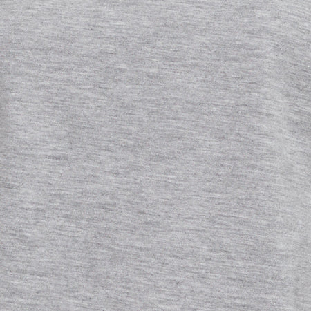 Balia Asymmetric Short Sleeve Basic Top in Grey Marl