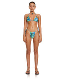 image of MOTEL X BARBARA Pami Bikini Top in Tropical Palm