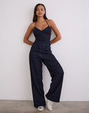 Image of Nuvia Trousers in Chambray Indigo