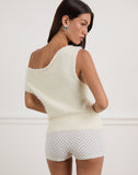 Image of Calyce Top in Fluffy Knit Cream