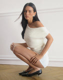Image of Calyce Top in Fluffy Knit Cream