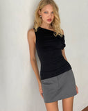 Image of Calypso Asymmetric Top in Slinky Black