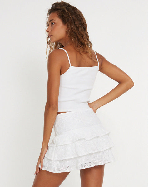 image of Camigo Mini Skirt in White