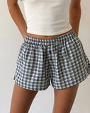 Image of Laboxe Brief Shorts in Brandy Check