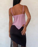 Image of Carmeline Longline Cami Top in Shimmer Pink