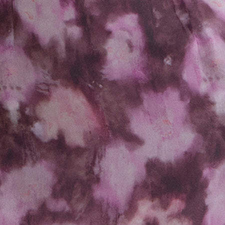 Carmila Mini Dress in Chiffon Floral Purple