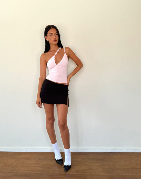 Image of Carolina One Shoulder Top in Pink