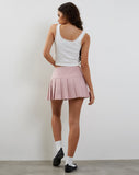 Image of Casini Pleated Micro Skirt in Pink