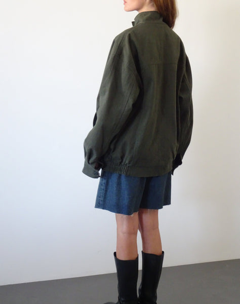 Image of Cavine Bomber Jacket in Burnt Olive