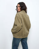 Image of Cavita Jacket in Cord Artichoke Green