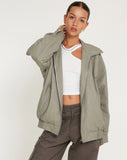 image of Cavita Jacket in PU Grey