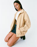 Image of MOTEL X OLIVIA NEILL Cavita Jacket in Tan