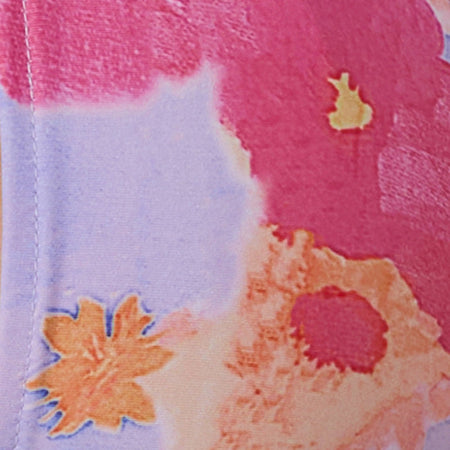 Cerry Bikini Top in Pink Holiday Floral