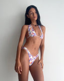 Image of Farida Bikini Bottom in Multi Bright Floral