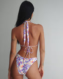 Image of Cerry Bikini Top in Multi Bright Floral