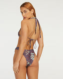 image of Farida Bikini Bottom in Botanical Animal Brown