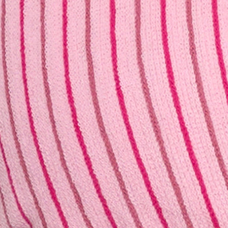Cerry Bikini Top in Stripe Towelling Pink
