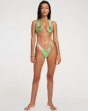 image of Cerry Bikini Top in Watercolour Green