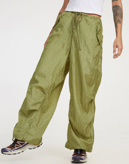 Calix Cargo Trouser in Forest Green