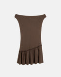 Image of Ciro Mini Dress in Chocolate