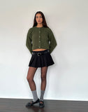 Image of Claire Knit Cardigan in Forest Green