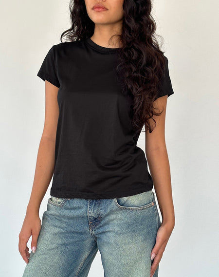 Rada Top in Rib Black