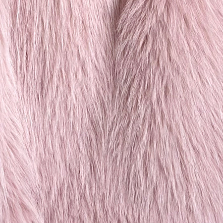 Lupita Jacket in Faux Fur Dusty Pink