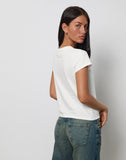 Image of Clio Baggy Tee in Ivory