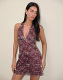 Image of Codami Mini Dress in Abstract Leo Spot