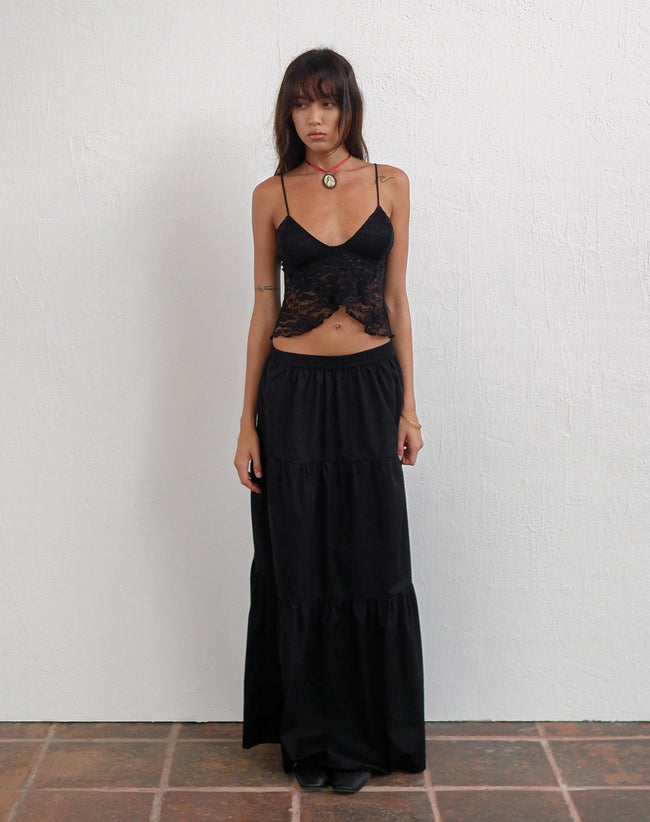 image of Remax Maxi Skirt in Black