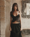 Image of Cojira Lace Butterfly Top in Black