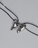 Image of Colette Cord Big Bow Necklace by Gemini Jewels