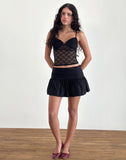 Image of Cornelia Top in Mari Lace Black