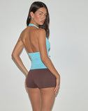 Image of Cosimo Halterneck Top in Aqua