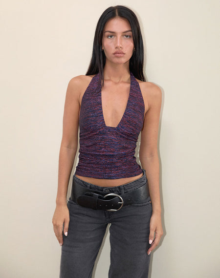 Palsi Tie Side Top in Light Lilac