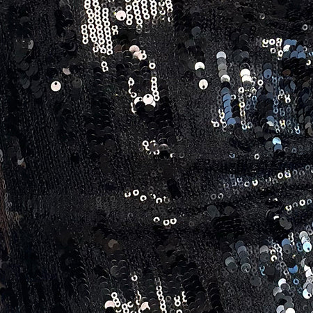 Cosio Halterneck Top in Mix Sequin Black