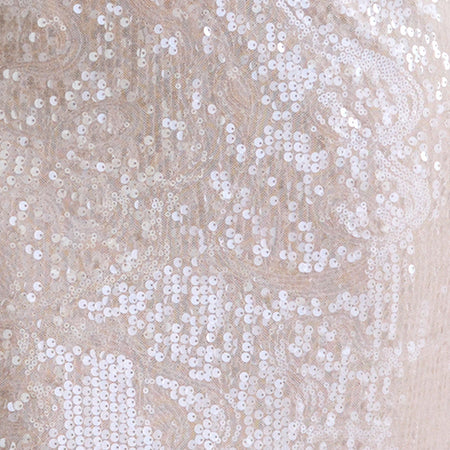 Kavivi Midi Skirt in Sequin Baby Pink