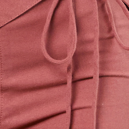 Cursa Trouser with Belt in Linen Tuscan Red